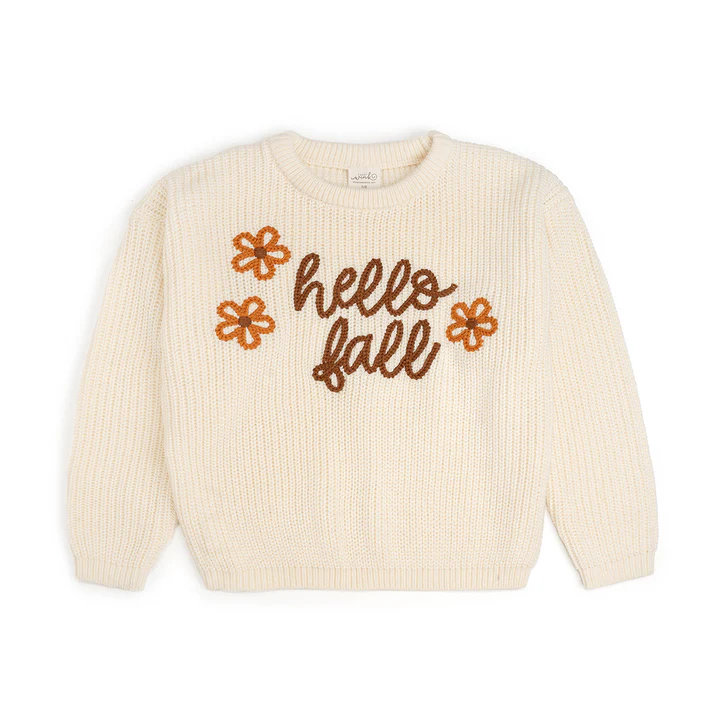 Sweet Wink Hello Fall Knit Sweater