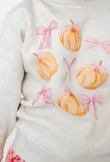 Sweet Wink Coquette Pumpkin Sweatshirt Natural