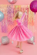 Ollie Jay Gwen Luxury Dress in Bubblegum Confetti