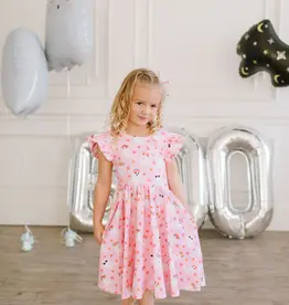 Ollie Jay Olivia Halloween Dress in Floral Ghosts