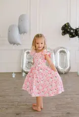 Ollie Jay Olivia Halloween Dress in Floral Ghosts