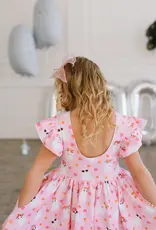 Ollie Jay Olivia Halloween Dress in Floral Ghosts