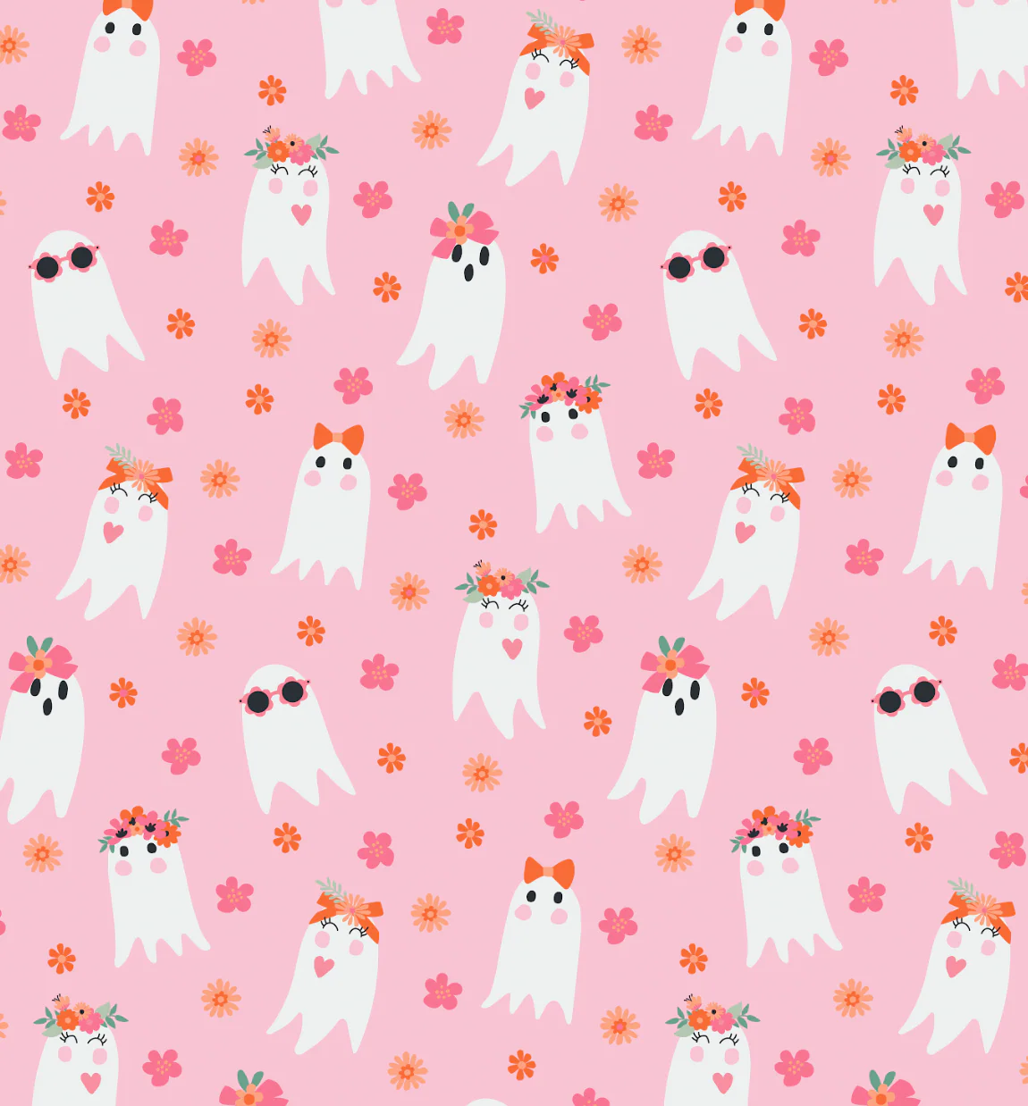 Ollie Jay Emmy Halloween Bubble in Floral Ghosts