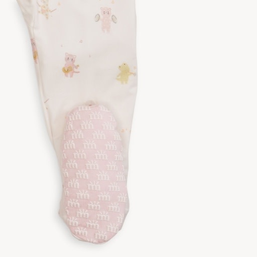 Magnetic  Me Pink Baby Beats Modal Footie