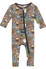 Kickee Pants Print Convertible Coverall Halloween Treats