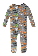 Kickee Pants Print Convertible Coverall Halloween Treats