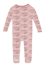 Kickee Pants Print Convertible Coverall Baby Rose Fair Carousel