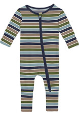 Kickee Pants Print Convertible Coverall Fall Vibes Stripe