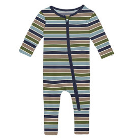 Kickee Pants Print Convertible Coverall Fall Vibes Stripe