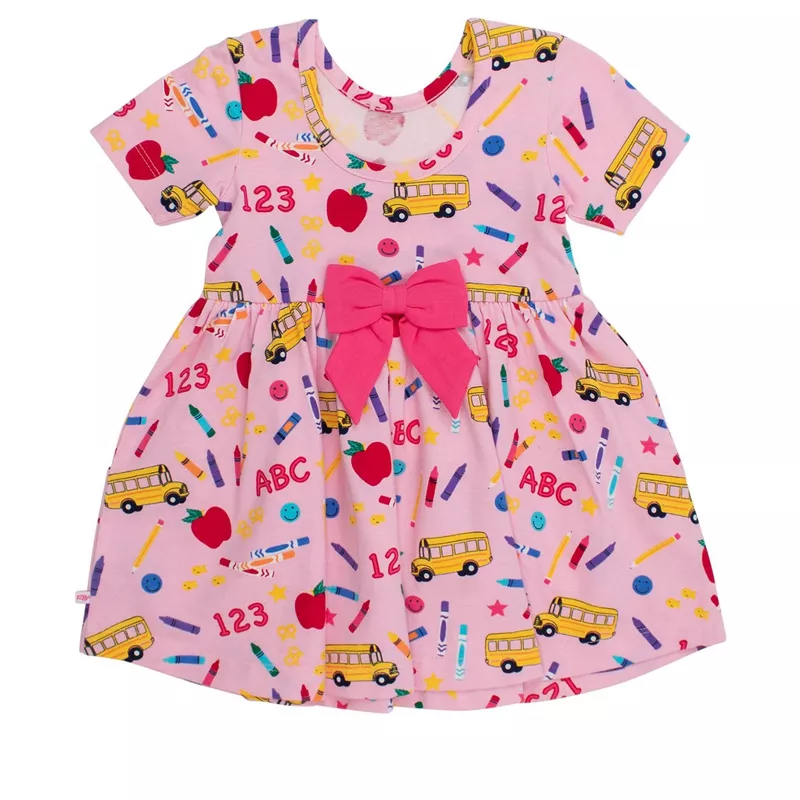 RuffleButts + RuggedButts Short Sleeve Knit Twirl Dress