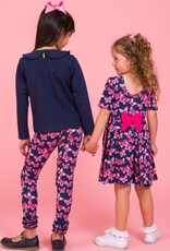 RuffleButts + RuggedButts Short Sleeve Knit Twirl Dress