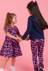 RuffleButts + RuggedButts Short Sleeve Knit Twirl Dress