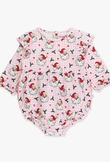 RuffleButts + RuggedButts Knit Long Sleeve Flutter Bubble Romper
