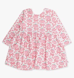 RuffleButts + RuggedButts Knit Long Sleeve Twirl Dress