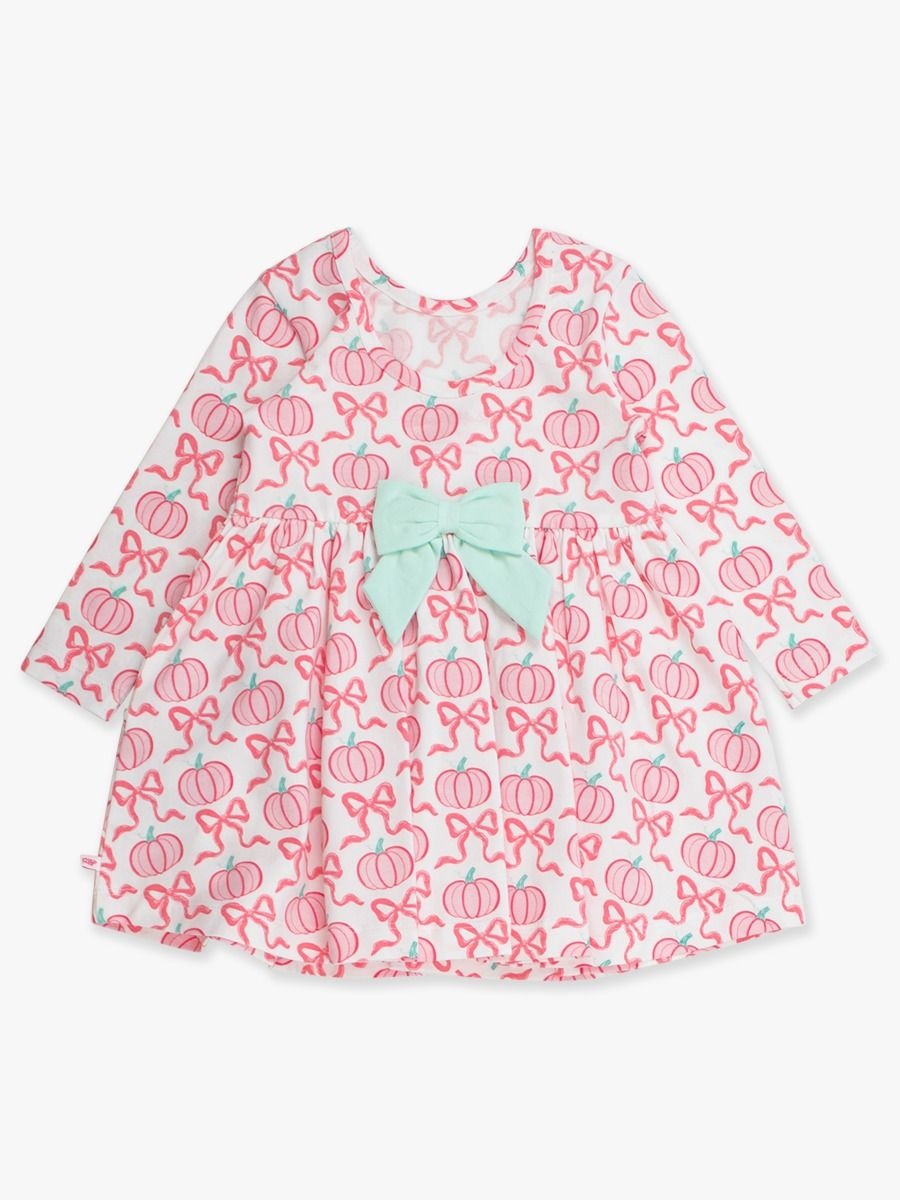 RuffleButts + RuggedButts Knit Long Sleeve Twirl Dress