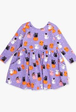 RuffleButts + RuggedButts Knit Long Sleeve Twirl Dress