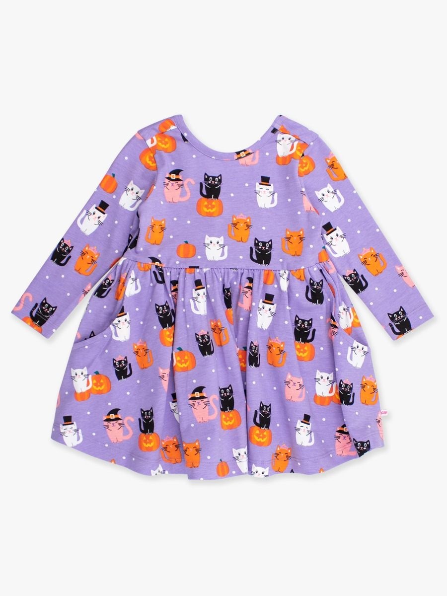 RuffleButts + RuggedButts Knit Long Sleeve Twirl Dress