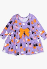 RuffleButts + RuggedButts Knit Long Sleeve Twirl Dress