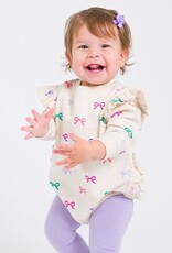 RuffleButts + RuggedButts Sweatshirt Bubble Romper
