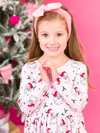 RuffleButts + RuggedButts Knit Long Sleeve Twirl Dress
