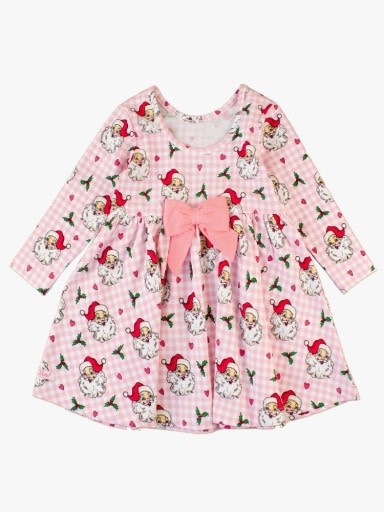RuffleButts + RuggedButts Knit Long Sleeve Twirl Dress