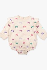 RuffleButts + RuggedButts Sweatshirt Bubble Romper