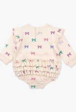 RuffleButts + RuggedButts Sweatshirt Bubble Romper