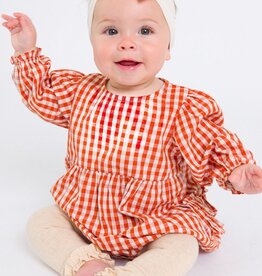 RuffleButts + RuggedButts Woven Long Sleeve Bubble Romper