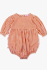 RuffleButts + RuggedButts Woven Long Sleeve Bubble Romper