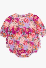 RuffleButts + RuggedButts Woven Long Sleeve Bubble Romper