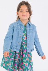 RuffleButts + RuggedButts Stretch Denim Ruffle Jacket