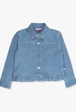 RuffleButts + RuggedButts Stretch Denim Ruffle Jacket