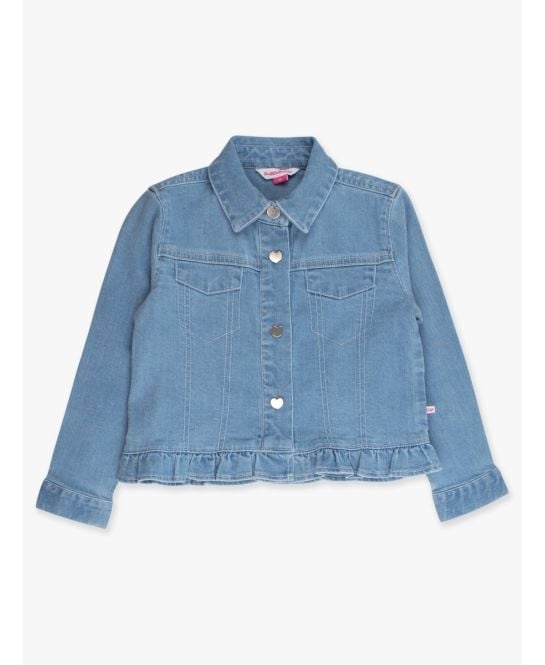 RuffleButts + RuggedButts Stretch Denim Ruffle Jacket