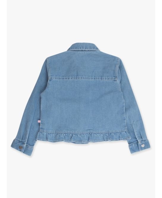 RuffleButts + RuggedButts Stretch Denim Ruffle Jacket