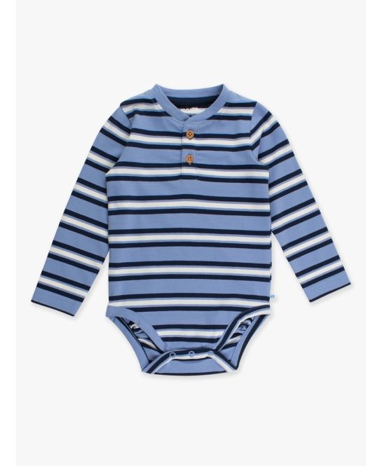 RuffleButts + RuggedButts Knit Long Sleeve 2-Button Henley Bodysuit