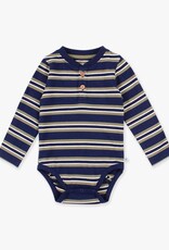 RuffleButts + RuggedButts Knit Long Sleeve 2-Button Henley Bodysuit