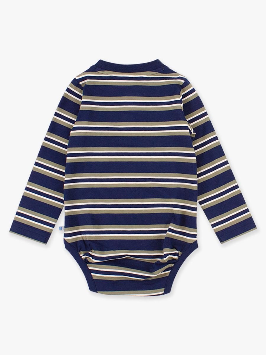 RuffleButts + RuggedButts Knit Long Sleeve 2-Button Henley Bodysuit