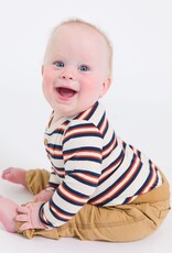 RuffleButts + RuggedButts Knit Long Sleeve 2-Button Henley Bodysuit