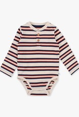 RuffleButts + RuggedButts Knit Long Sleeve 2-Button Henley Bodysuit