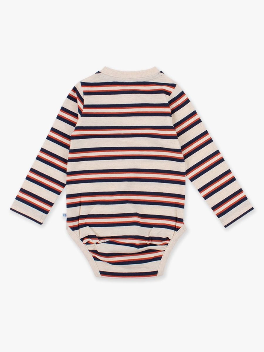 RuffleButts + RuggedButts Knit Long Sleeve 2-Button Henley Bodysuit