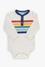 RuffleButts + RuggedButts Knit Long Sleeve 2-Button Henley Bodysuit
