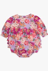 RuffleButts + RuggedButts Woven Long Sleeve Bubble Romper
