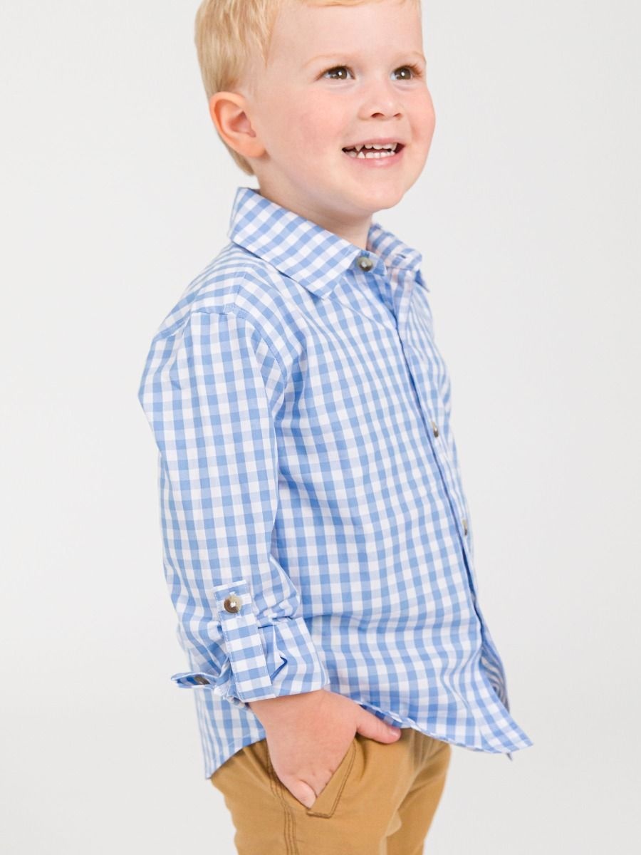 RuffleButts + RuggedButts Long Sleeve Button Down