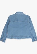 RuffleButts + RuggedButts Stretch Denim Ruffle Jacket