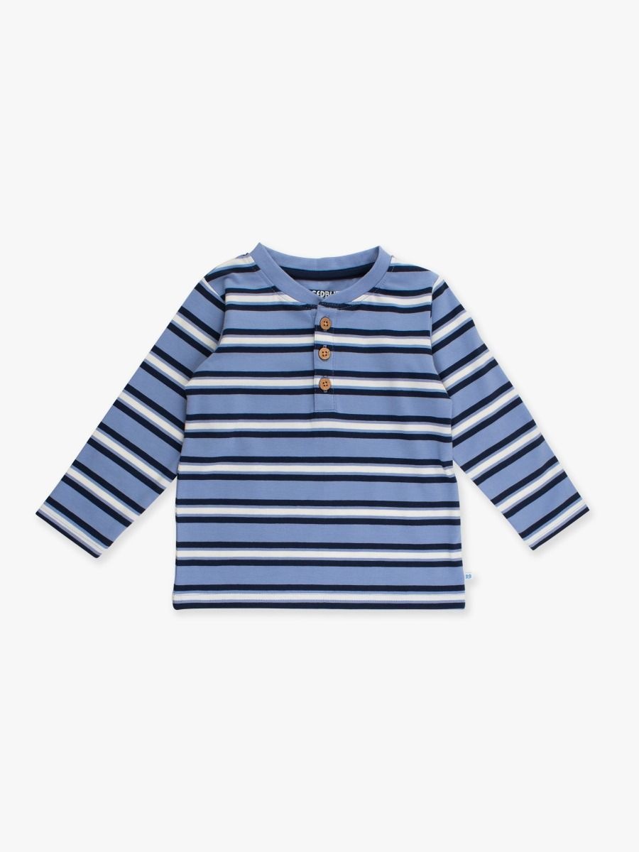 RuffleButts + RuggedButts Knit Long Sleeve Henley Tee