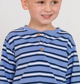 RuffleButts + RuggedButts Knit Long Sleeve Henley Tee