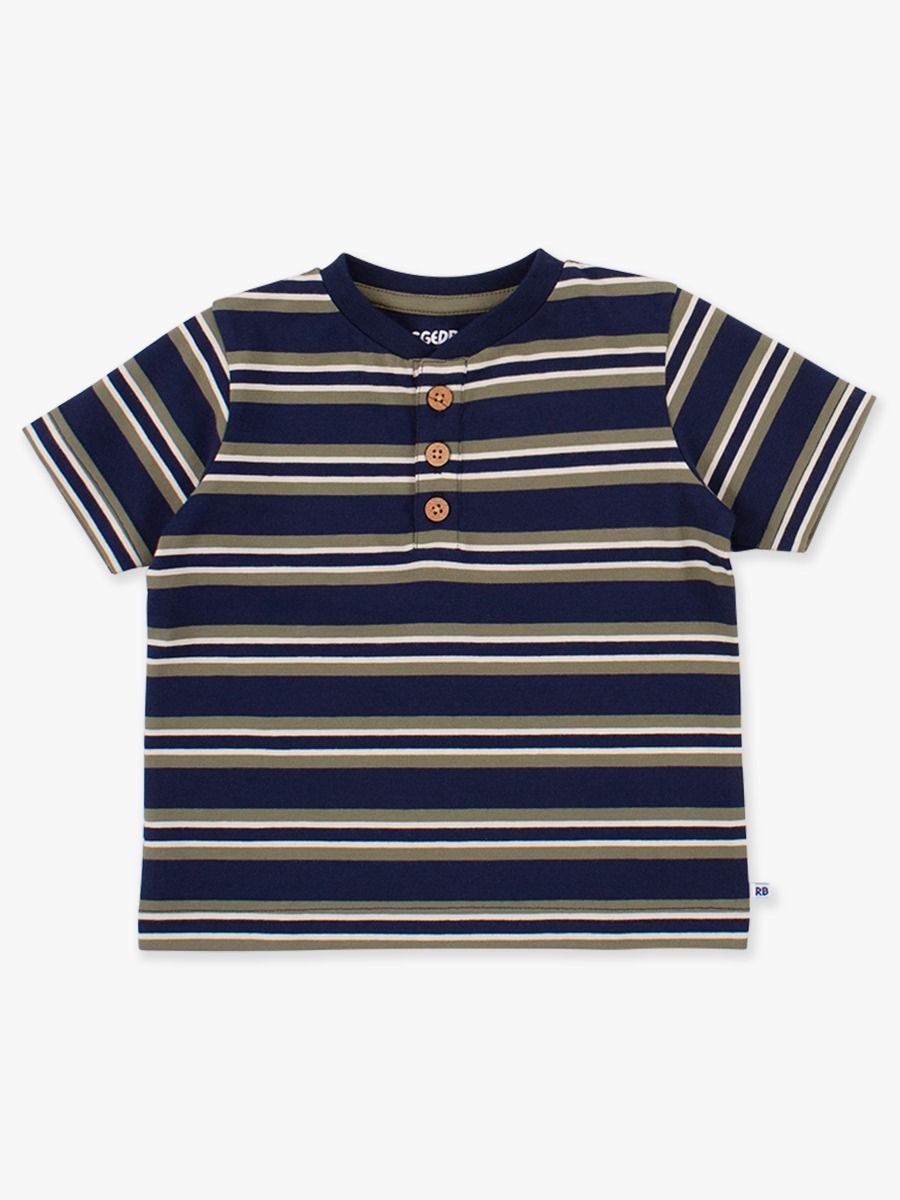 RuffleButts + RuggedButts Short Sleeve Henley