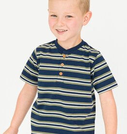 RuffleButts + RuggedButts Short Sleeve Henley