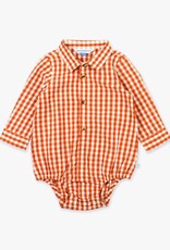 RuffleButts + RuggedButts Long Sleeve Button Down Bodysuit