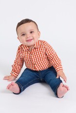 RuffleButts + RuggedButts Long Sleeve Button Down Bodysuit